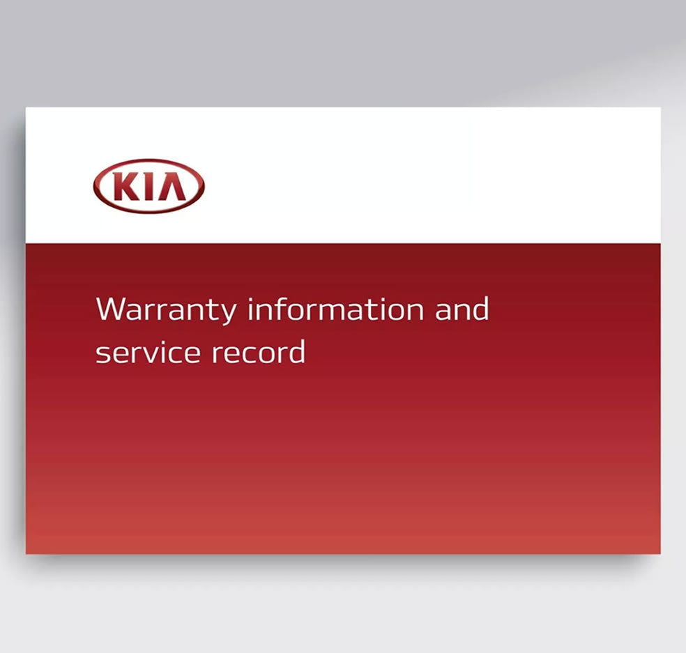 Kia Service History Blank Book For All Model Up To 2023
