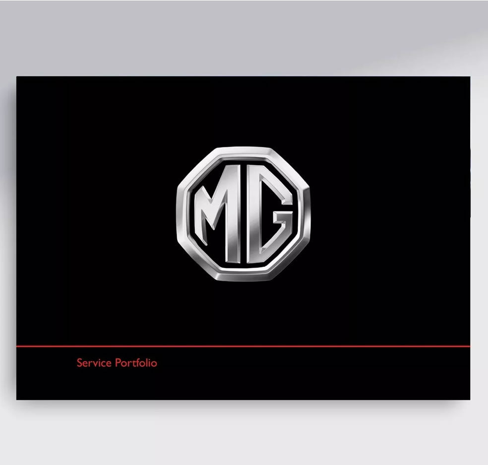 MG Service History Book Blank For All Models