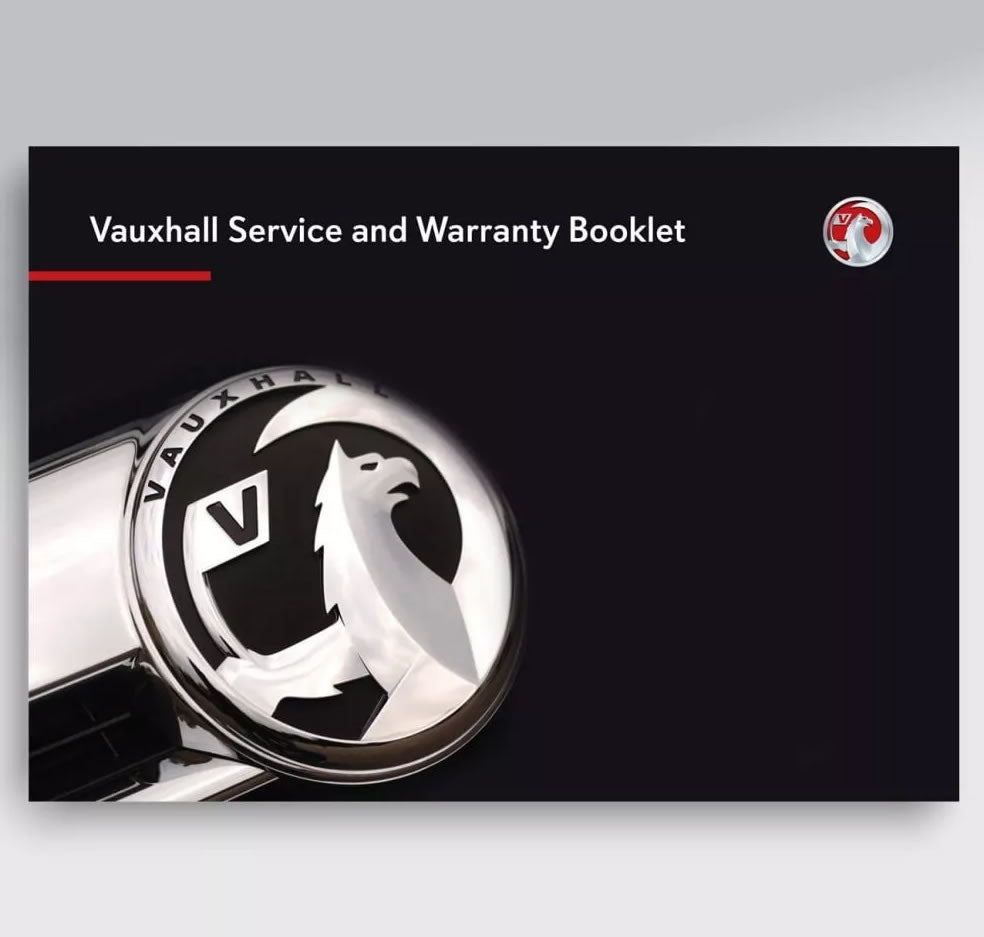 Vauxhall Service History Book Blank Unused For All Models Up To 2024