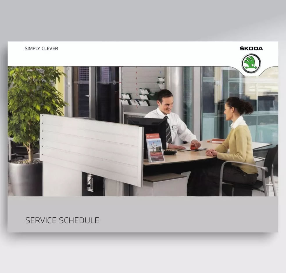 Skoda Service History Blank Book For All Models Up To 2024